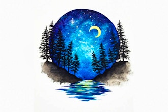 Paint Nite: Moonlit Vignette
